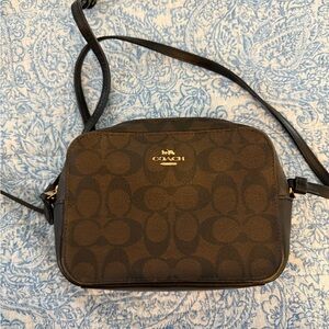 Coach Signature Brown Crossbody Bag